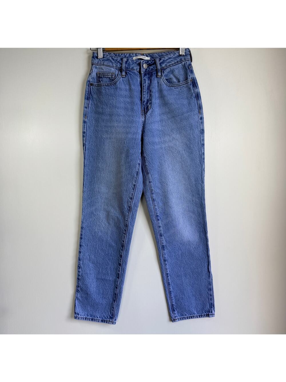 PacSun High Rise Mom Jeans Blue Light Wash Denim 5 Pocket Pants Womens Size 23